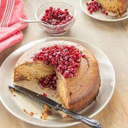Pomegranate Syrup Cake