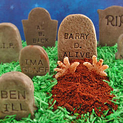 Cookies ‘n Cream Fudge Tombstones