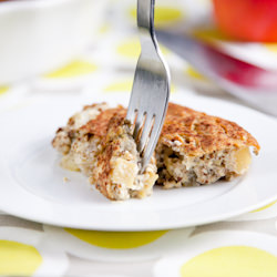 Apple Cinnamon Tofu Breakfast Bake