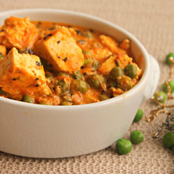 Mutter paneer | Paneer peas masala