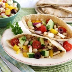 White Bean & Feta Pita Pockets