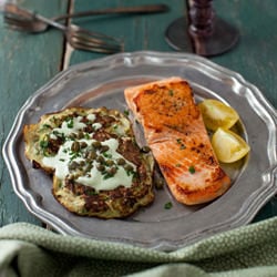 Zucchini Walnut Fritters