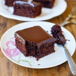 Chocolate Cake & Chocolate Ganache
