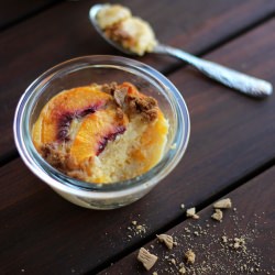 Peach pudding