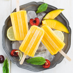 Mango popsicles