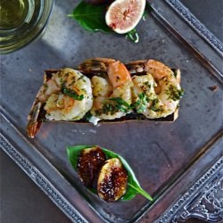 Prawn, Pesto, Feta & Fig Sandwich