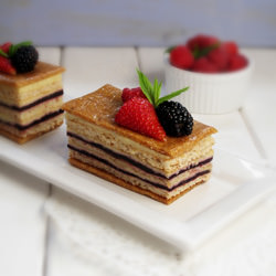 Raspberry Hazelnut Cake