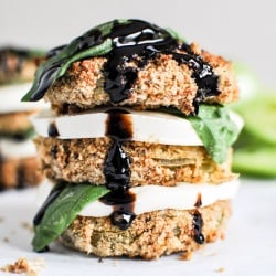 Fried Green Tomato Caprese
