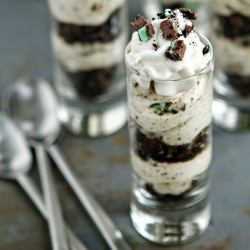 Mint Chocolate No Bake Cheesecake