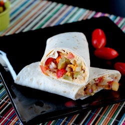 Hummus Wrap with Veggies