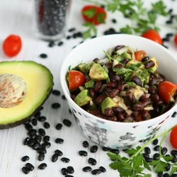 Black Bean Salad with Avocado