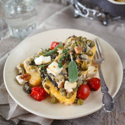 Polenta Baked with Vegetables