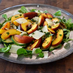 Salad w/ Squash & Peach
