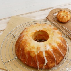 Bizcocho o Bundt de Limón