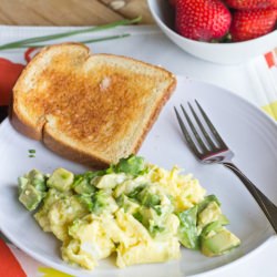 Avocado Scrambled Eggs