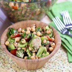 Veggie Overload Chickpea Salad