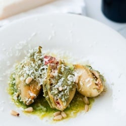 Roasted Vegetable Pesto Shells