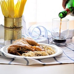 Chicken with beer