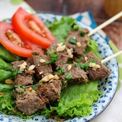 Lemongrass Beef Skewers