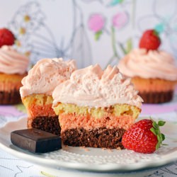 Neapolitan Cupcakes