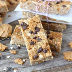 No-Bake Biscoff Granola Bars