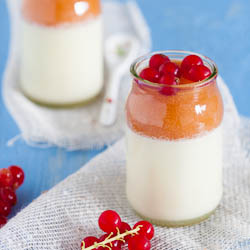 Nectarine Panna Cotta