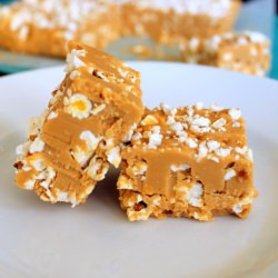 Peanut Butter Popcorn Fudge