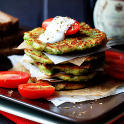 Broccoli Parmesan Fritters