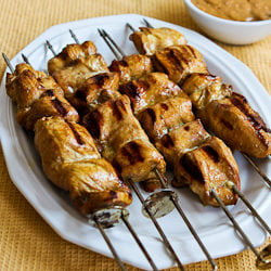 Curried Chicken Skewers