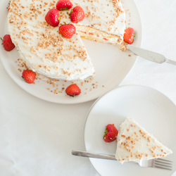 Strawberry Birthday Cake