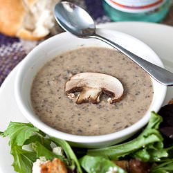 Mushroom-Brie Bisque