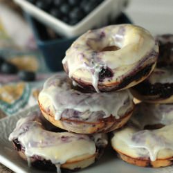 Blueberry Lemon Doughnuts