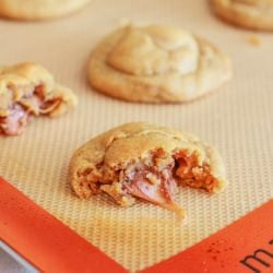Peanut Butter Rolo Cookies