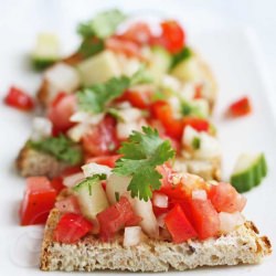 Fresh Tomato Gazpacho Salsa