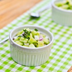 Cucumber + Mint Salad