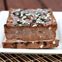 Frozen Peanut Butter Chocolate Loaf