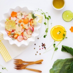 Kohlrabi Avocado Salad