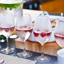 Prosecco And Raspberries