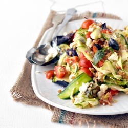 Purple Basil and Spelt Salad