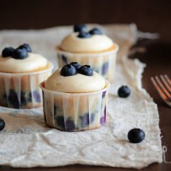 Blueberry Cream Cheese Cupcakes