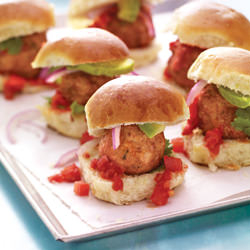 Chicken Meatball Sliders