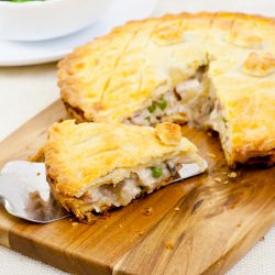 Mushroom Chicken Pie