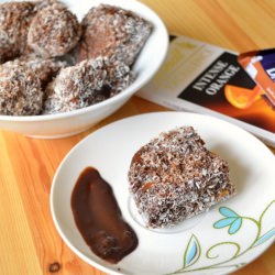 Eggless Chocolate Lamingtons