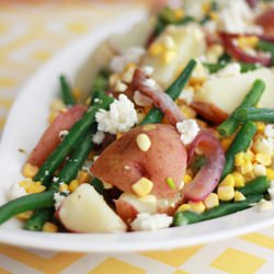 Green Bean Corn and Potato Salad