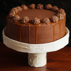 Nutella and Salted Caramel Cake