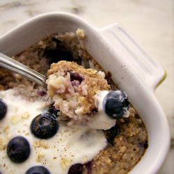Baked Banana Oatmeal