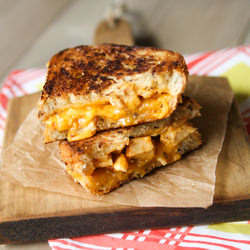 BBQ Chicken Grilled Cheese