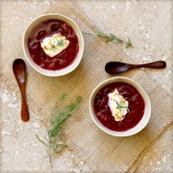 Plum & Rosemary Compote