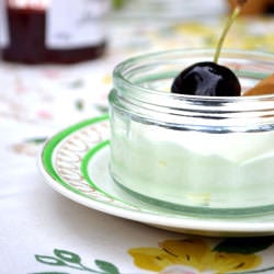 Creme Fraiche and Cherries