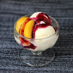 Stone Fruit & Wine Sauce